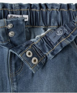 Jupe bébé fille en jean coloris délavé